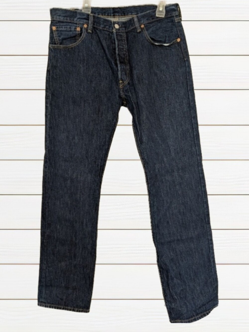 Levi's 501 | Blue Straight-Leg Jeans | Classic Denim | Size  36x34